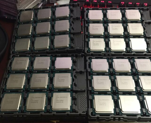 Campioni di CPU Intel di decima generazione