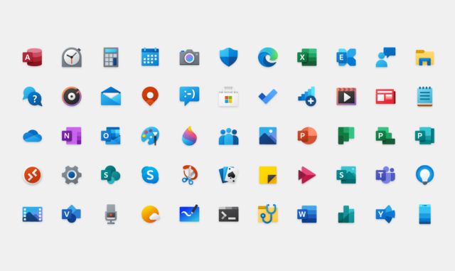 Windows 10, nuove Icone Fluent Design - 2