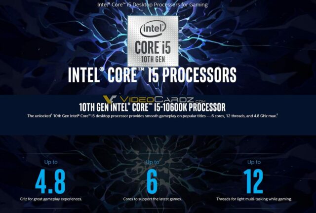Intel Comet Lake S - leak 3