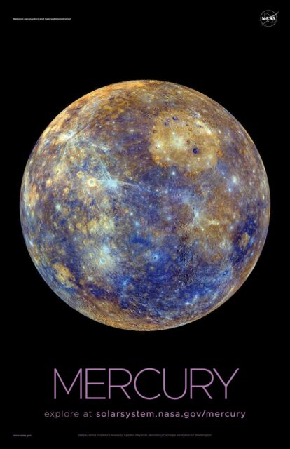 Poster NASA - Mercurio