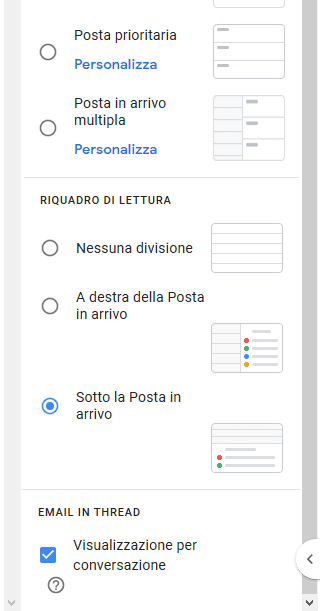 Impostazioni Rapide Gmail - 2