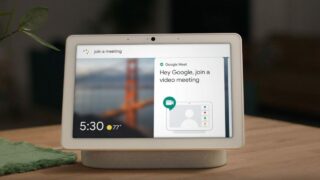 Google Meet su Nest Hub Max