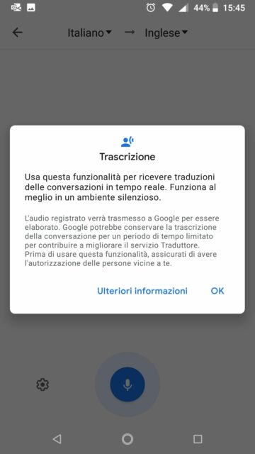 Google Traduttore - Trascrizione - 3