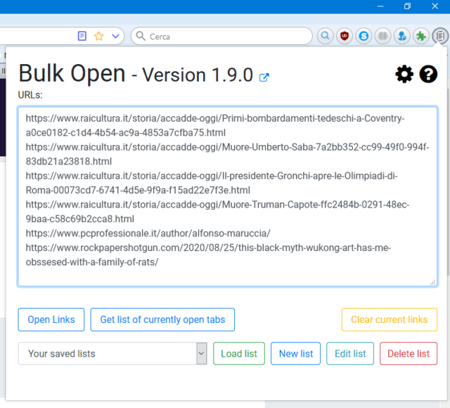 Bulk URL Opener - 1