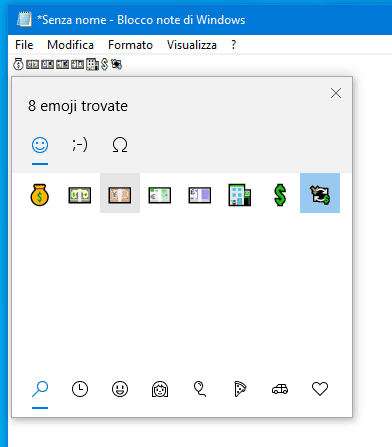 Emoji in Windows 10 - 3