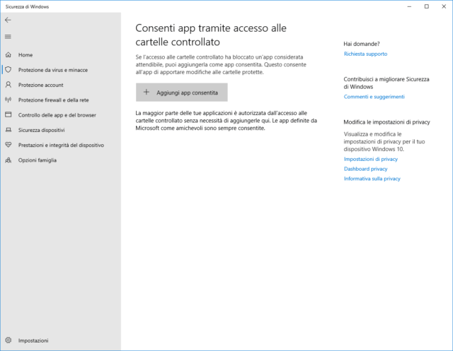 Protezione ransomware Windows 10 - 4