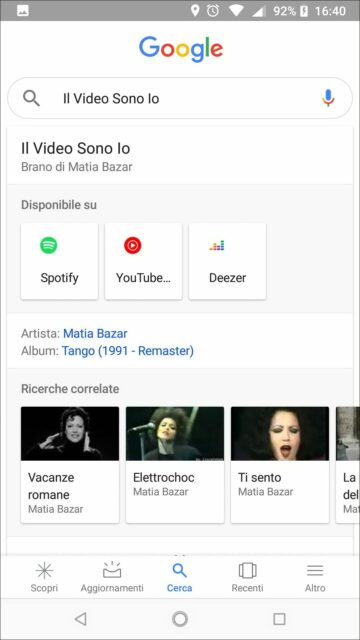 Identificare brani musicali con Android - 3