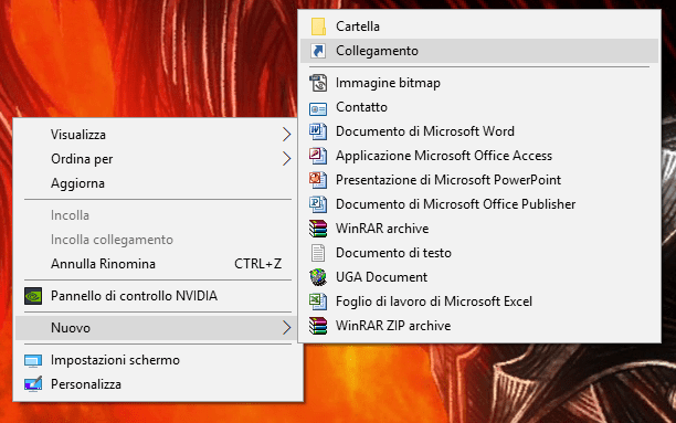 Collegamento per bloccare il Desktop - 1