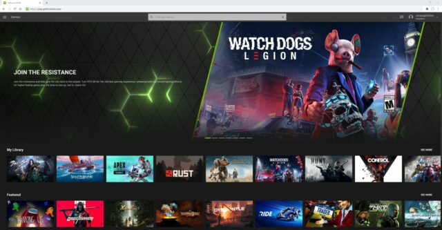 NVIDIA GeForce NOW Chrome