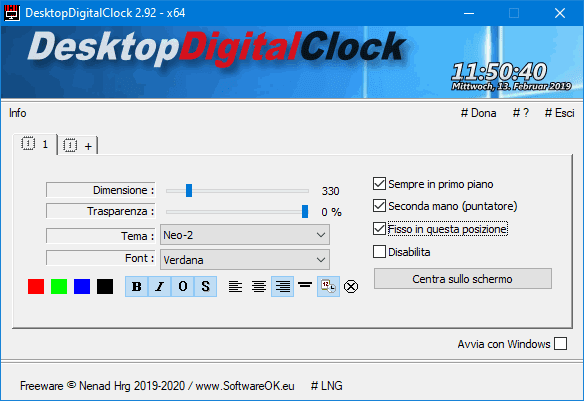 DesktopDigitalClock - 2