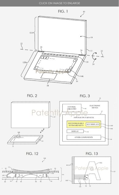  tastiera con mini display per ogni tasto