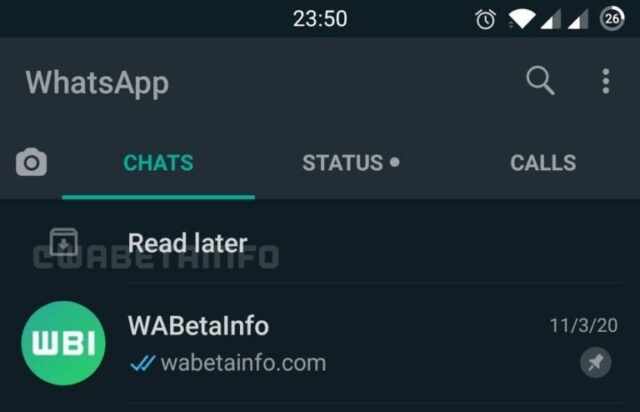 whatsapp leggi piÃ¹ tardi funzione