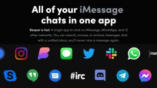 beeper app messaggistica unica interfaccia imessage android