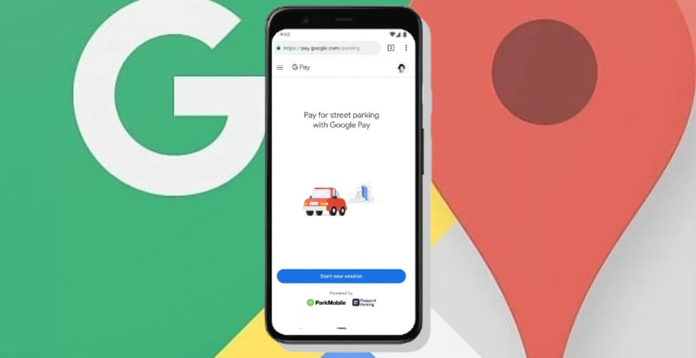 pagare parcheggio Google Maps