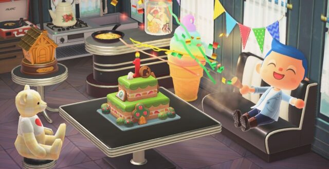 Animal Crossing New Horizons torta primo compleanno