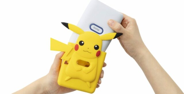 instax mini link foto nintendo switch cover pikachu