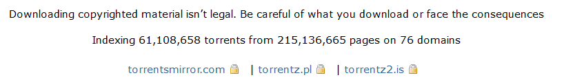 Torrentz2.eu, l’ordine di sospensione è opera della MPA?