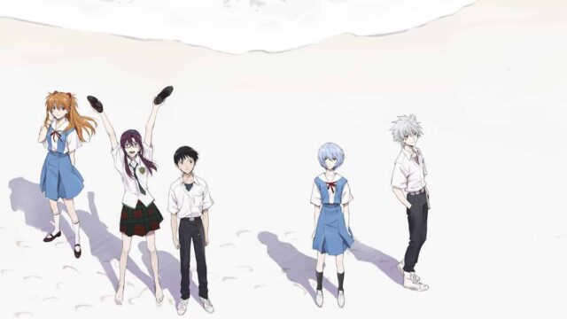 Evangelion Thrice Upon Time amazon agosto