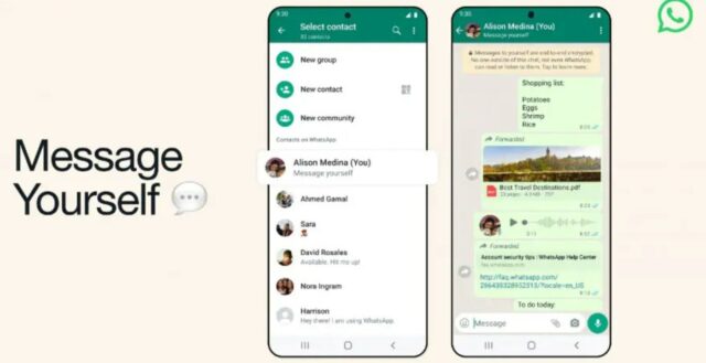 come inviare messaggio se stessi whatsapp