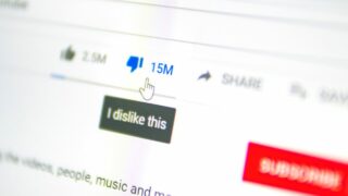 youtube conta dislike rimuovere