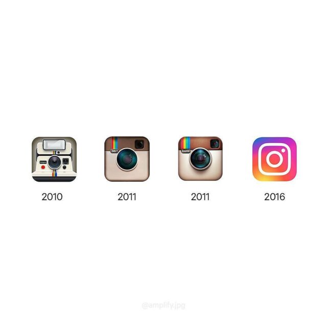 instagram loghi cambiati anni