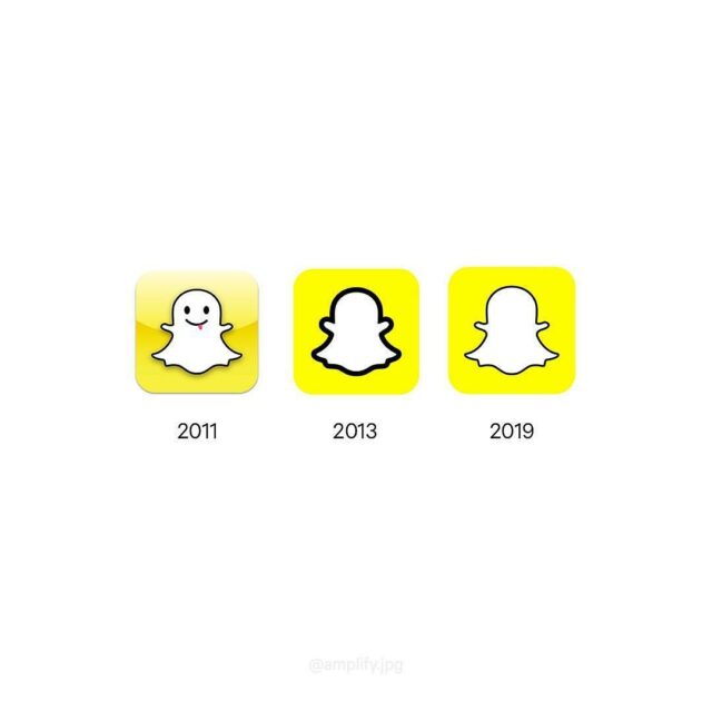 snapchat loghi cambiati anni