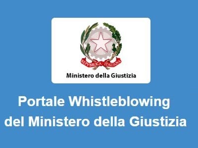 Ministero della Giustizia Whistleblowing