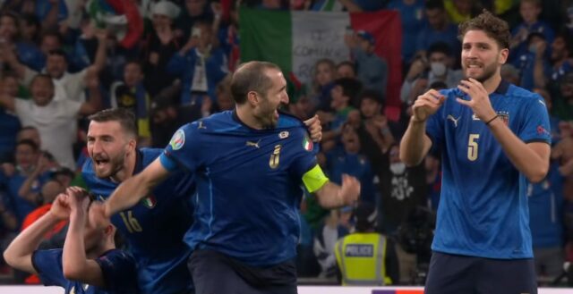 italia inghilterra partita video più visti italia 2021