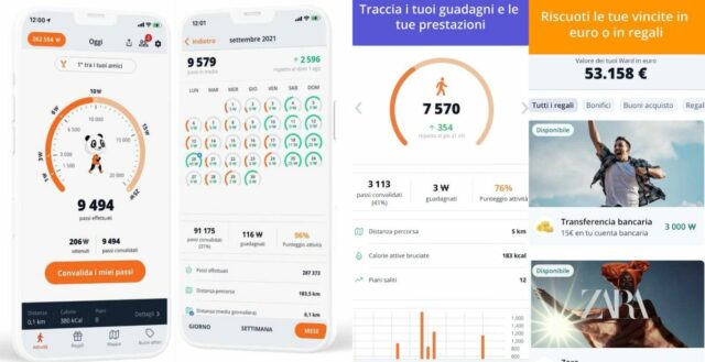 weward app camminare guadagnare come gunziona