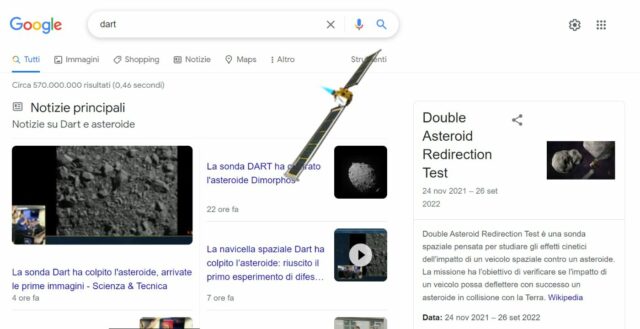 easter egg google dart nasa