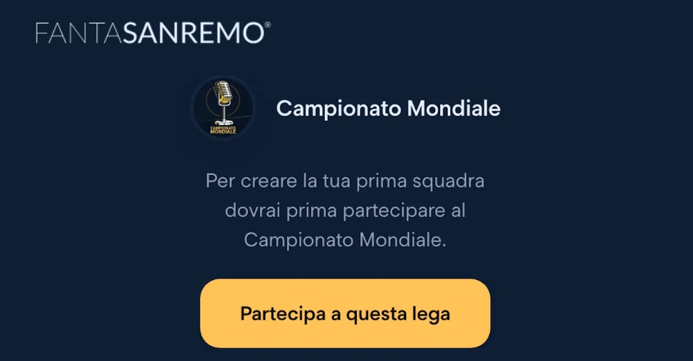Come creare una lega per il FantaSanremo 2024