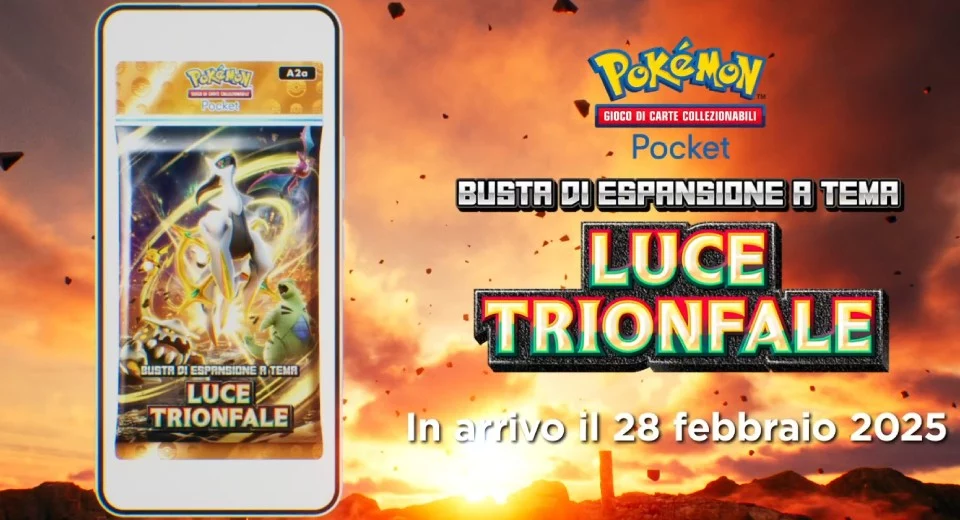 Pokémon Pocket Luce Trionfale: quando arriva e carte nuova espansione