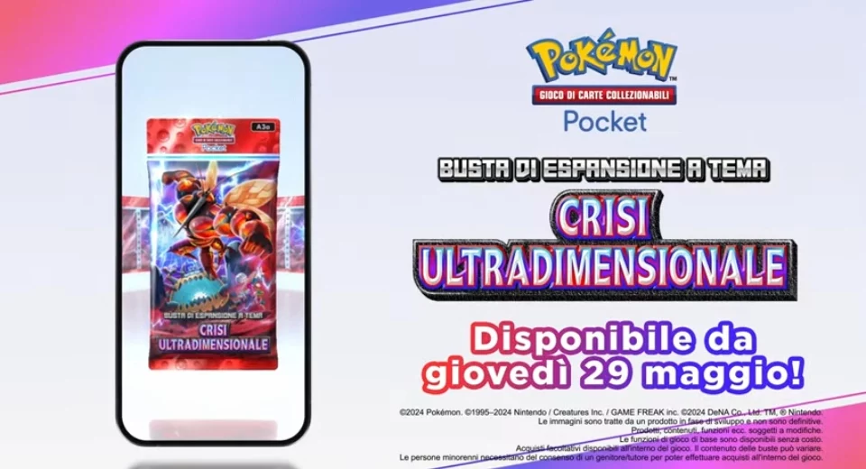 Pokémon Pocket Crisi Ultradimensionale: la nuova espansione