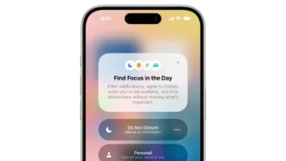 Come usare la modalità Focus per concentrazione o lavoro su iPhone